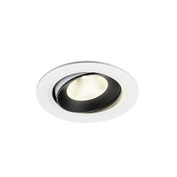LED Deckeneinbauleuchte NUMINOS� MOVE L, 17W, IP20, schwenkbar, 20�, 4000K, 2700lm, wei�/schwarz