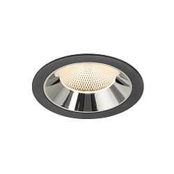 LED Deckeneinbauleuchte NUMINOS� XL, 24W, IP20, 40�, 2700K, 3500lm, schwarz/chrom