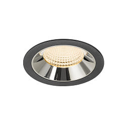 LED Deckeneinbauleuchte NUMINOS� XL, 24W, IP20, 55�, 2700K, 3500lm, schwarz/chrom