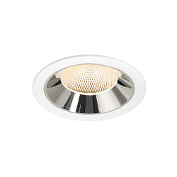 LED Deckeneinbauleuchte NUMINOS� XL, 24W, IP20, 40�, 2700K, 3500lm, wei�/chrom