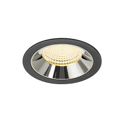 LED Deckeneinbauleuchte NUMINOS� XL, 24W, IP20, 55�, 3000K, 3600lm, schwarz/chrom