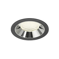 LED Deckeneinbauleuchte NUMINOS� XL, 24W, IP20, 55�, 4000K, 3800lm, schwarz/chrom