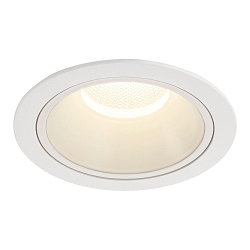 LED Deckeneinbauleuchte NUMINOS® XL, rund, 24W, IP20, dimmbar, 20°, 4000K, 3800lm, weiß