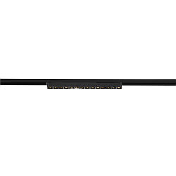 LED 3-Phasen Strahler SIGHT EVO SINGLE, 57,4cm, rechteckig, 60�, 18W, IP20, 3000K, 2250lm, schwarz