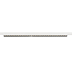 LED 3-Phasen Strahler SIGHT EVO SINGLE, 117,5cm, rechteckig, 60�, 25W, IP20, 3000K, 3200lm, schwarz