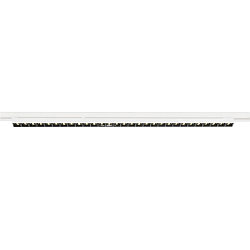 LED 3-Phasen Strahler SIGHT EVO SINGLE, 117,5cm, rechteckig, 60�, 25W, IP20, 4000K, 3200lm, wei� / schwarz