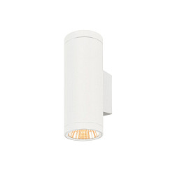 Outdoor LED-Wandleuchte HELIA PRO L UP/DOWN, IP65 IK08, H�he 30.5cm, zylindrisch, 24�, DALI dimmbar, 30W 2700K 3600lm, wei�