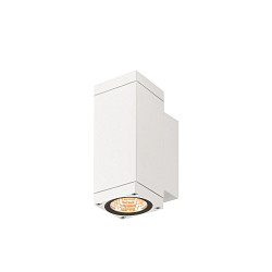Outdoor LED-Wandleuchte THEO PRO S SINGLE DALI 2, IP65 IK06, H�he 17.5cm, DALI 2 dimmbar, 6W 2700K 600lm 24�, wei�