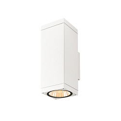 Outdoor LED-Wandleuchte THEO PRO L SINGLE DALI 2, IP65 IK08, H�he 30.5cm, DALI 2 dimmbar, 15W 2700K 1800lm 24�, wei�