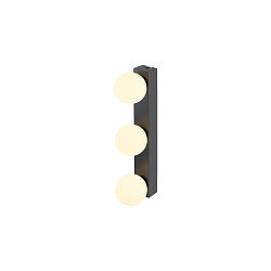 LED Spiegelleuchte SUN MIRROR Wandleuchte, 13W, 2700/3000/4000K, 1000lm, IP44, schwarz