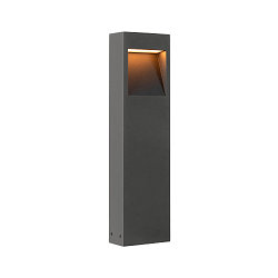 Outdoor LED Stehleuchte QUAD PRO 60, IP65 IK10, 60cm, 230V AC, DALI 2 dimmbar, Seeluft-best�ndig, anthrazit, 14W 2700K 500llm