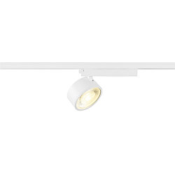 LED 1-Phasen Strahler KALU 2.0 PHASE, IP20, zylindrisch, CRi>90, UGR<19, dimmbar, kardanisch, 10W 4000K 1500lm 36�, wei�