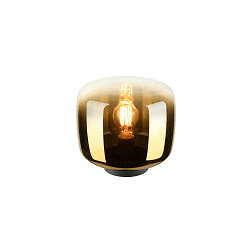 Tischleuchte PANTILO, zylindrisch, E27, 1x max. 15W, dimmbar, gold