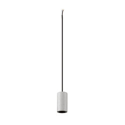 Pendelleuchte FITU PD STONE, E27, 1x max. 15W, IP20, offenes Kabelende, dimmbar, grau