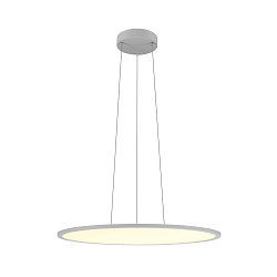 LED Pendelleuchte PANEL 60, rund, 90�, 29W, 3000/4000K, 3050lm, IP20, DALI dimmbar, grau