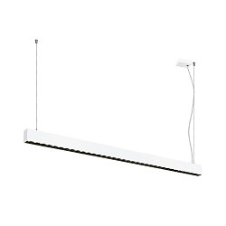 LED Pendelleuchte GLENOS� PRO, 150cm, 75�, 70W, UGR16, IP20, dimmbar, 4000K, 3850lm, wei� / schwarz