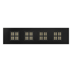 LED Panel PAVANNO 1200/300, 45�, 18W, 3000/4000K, 2850lm, IP20, UGR19, schwarz