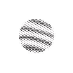 Diffusor f�r NUMINOS� XL, Wabe, schwarz/klar