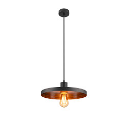 Pendelleuchte LALU� SET PLATE 33, E27, 1x max. 7,5W, IP20, dimmbar, schwarz