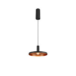 LED Pendelleuchte LALU� SET PLATE 22, Aufbauversion, 40�, 10W, 2700/3000K, 700lm, IP20, dimmbar, schwarz