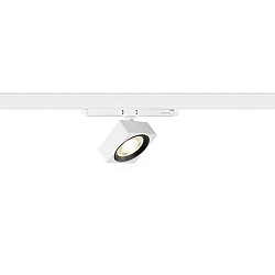 LED 3-Phasen Strahler EURO CUBE 2 M, eckig, 40°, 14W, IP20, DALI dimmbar, 4000K, 1700lm, weiß/schwarz