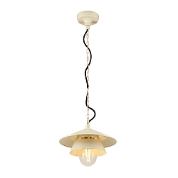 Outdoor Pendelleuchte SEJERO, E27, IP65, dimmbar, beige