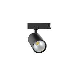 LED 3-Phasen Strahler TRACKSPOT P, 15,8cm, 47°, 12W, 2700K, IP20, 1928/6149lm, schwarz