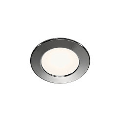 LED Downlight DL 126 LED Einbauleuchte, rund, 2,8W LED, 12V DC, 3000K, chrom