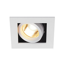 Deckeneinbaustrahler KADUX 1 GU10 Downlight, GU10, 230V, Clipfedern, wei�