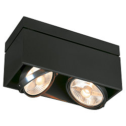 Deckenstrahler KARDAMOD SURFACE SQUARE ES111 Double, eckig, 2x GU10, wei�