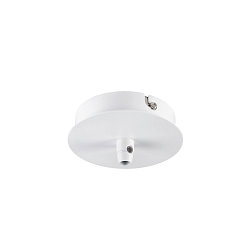 FITU 1er Rosette f�r FITU PD Pendelleuchten, RUND, max. 16A, Wei�