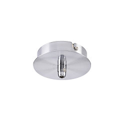 FITU 1er Rosette f�r FITU PD Pendelleuchten, RUND, max. 16A, Chrom
