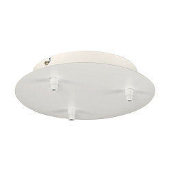 FITU 3er Rosette f�r FITU PD Pendelleuchten, RUND, max. 16A, Wei�