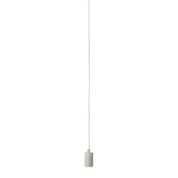 Pendelleuchte FITU PD, E27, Länge 9.1cm, Pendel 500cm, mit offenem Kabelende, Weiß
