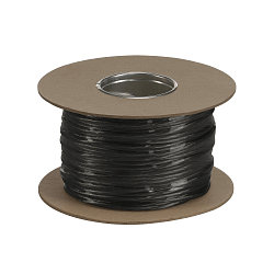 NIEDERVOLT-SEIL, f�r TENSEO Niedervolt-Seilsystem, 4mm�, 100 m, schwarz