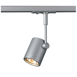 Spot BIMA 1 GU10 incl. 1-Phasen adaptor, silver grey