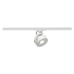LED 1-Phasen-Strahler KALU TRACK LED, 13W, 85�, 3000K, 860lm, inkl. 1-Phasen-Adapter, wei�