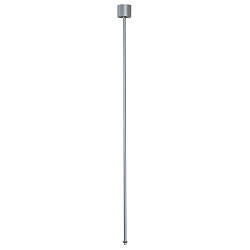 EUTRAC Pendelabh�ngung 120cm starr f�r 3-Phasen HV-Schiene, M13 Gewinde, silbergrau