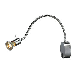 Wandleuchte DIO FLEX PLATE QPAR51 WL, GU10 max. 50W, Chrom