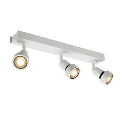 Wandleuchte PURI 3 Deckenleuchte, 3xGU10, mit Dekoring, wei�