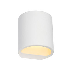 Gips-Wandleuchte PLASTRA GL 104 ROUND, G9 42W, wei�