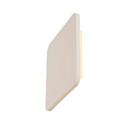 Gips-Wandleuchte PLASTRA SQUARE, eckig, 48 LED, 3000K, wei�