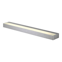 LED Wandleuchte SEDO 14, Up/Down, 59.2cm, 230V / sek. 500mA, SMD 17W 3000K 1300lm, Glas satiniert, Alu geb�rstet