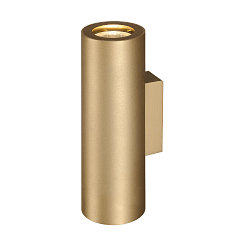 Wandleuchte ENOLA B UP/DOWN, H�he 22cm, 2x GU10 QPAR51, IP20, Aluminium, messing