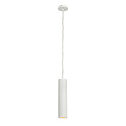 Pendant luminaire ENOLA B PD-1, IP20, GU10 QPAR51, � 6,7cm / H 30cm, aluminium, white
