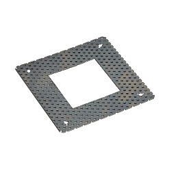 Einbaurahmen f�r DOWNUNDER PUR 80x80mm LED, eckig