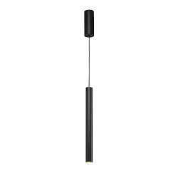 Premium-LED Pendelleuchte HELIA 40 PD, 12W 3000K 700lm 30�, TRIAC dimmbar, Schwarz