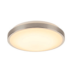 LED Wand- und Deckenleuchte MARONA mit Corona Effekt, 230V, � 30cm, 15W 3000K 1200lm 120�, dimmbar, alu geb�rstet
