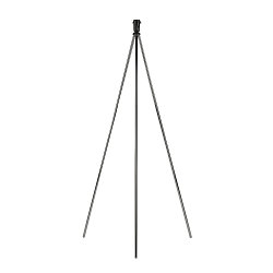 FENDA Floor lamp II tripod, E27 max. 40W, H 133.5cm, shade excl., chrome