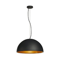 Pendelleuchte FORCHINI M PD-1 50 cm, schwarz / gold